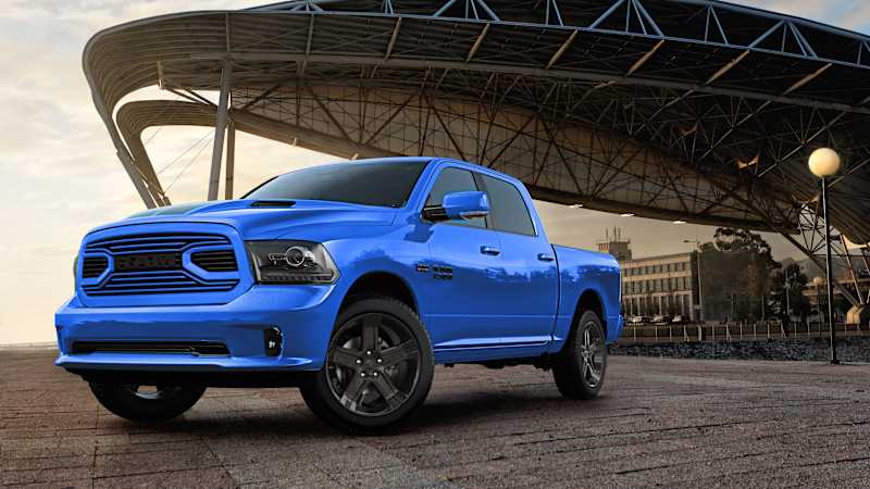 2018 Ram 1500 Hydro Blue Sport is here to brighten your day
